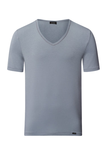 Natural Function V-Neck Tencel Fitted T-Shirt | Cliff Grey 73185-2680